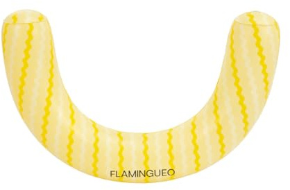 Flamingueo Colchoneta Piscina - Flotador Playa - PVC Resistente - Válvula Simple - Amarillo