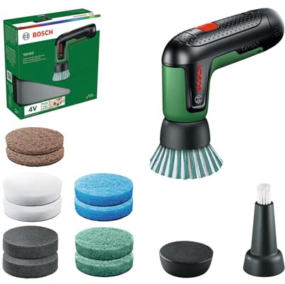 Bosch TAYDO (UniversalBrush 4V) Cepillos eléctricos a batería (Incl. Kit de 12 Accesorios y Bolsa de Transporte, en Caja de cartón)