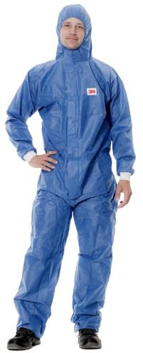 3M 45303XL Schutzanzug, Blau mit weißem Rückenpanel