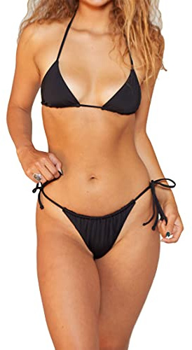 Hurley Dam W dragsko mod bikini btm bikini byxor Grå Nytryck eller svart/vit M