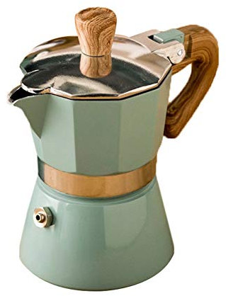 Tixiyu Italienischer Moka Espresso-Kaffeemaschine, 150/300 ml, Aluminium, Perkolator, alle Induktionsherde geeignet
