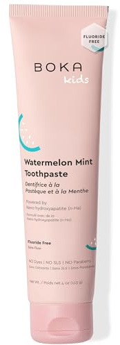 Boka Fluoride Free Toothpaste Nano Hydroxyapatite Toothpaste - Watermelon Mint Flavor, 4 oz 1Pk