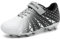 ASHION Fußballschuh Kinder Footballschuhe Outdoor Athletic Soccer Schuhe,B Silber,29 EU