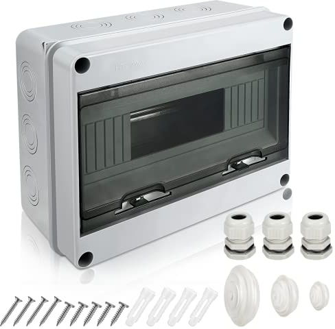 Scatola di Derivazione, 12 Moduli IP65 Quadro Elettrico Esterno