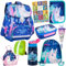 Goldkids Schulranzen Schulranzen-Set Einhorn Unicorn Ranzen Federmappe Schuhbeutel Trinkflasche Brotdose Regenschutz Zuckertüte Schürze Aufgabenheft 10-teilig