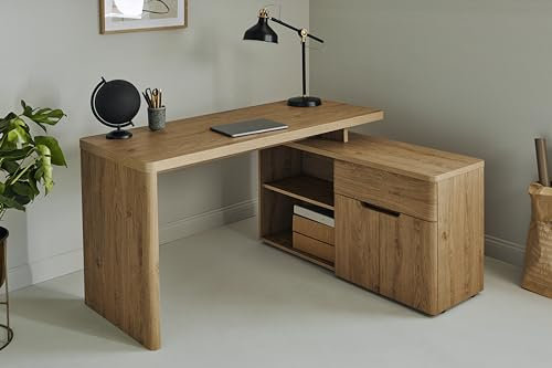 Jahnke Eckschreibtisch CU-Libre 150 E Montana Eiche