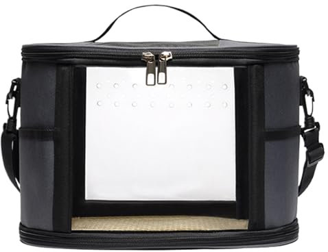 Hamster- und Vogeltransportbox - Transportbox für Sittiche, tragbarer Vogelkäfig | Käfig mit Schultergurt, Transportbox für kleine Tiere für Hamster, Sittiche