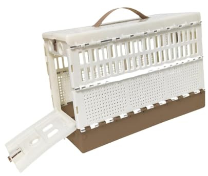 Fenteer Pigeon Cage Transport Box Fodable Pet Bird Cage 32cmx22cmx15cm Pigeon Training Travel Carrier