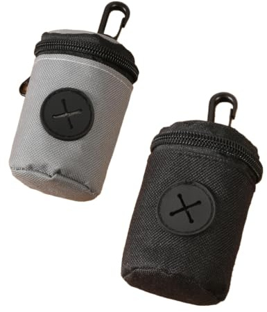 2Pcs Dog Poop Bag Holder, Poo Bag Dispenser