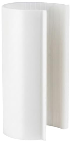 EZ White Snap Clamp 1-1/2 Inch X 4 Inches Wide for 1-1/2 Inch PVC Pipe 10 Per Bag