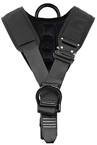 Fusion Climb Spartacus Tactical EVA Padded Adjustable Zipline Harness Chest Piece 23kN (TCH-603-SHD)