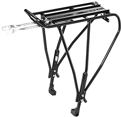 Topeak Explorer Rear Rack for 24 / 26 / 27.5 / 29 / 700c Wheel Bikes, Disc Brake Compatible, Black