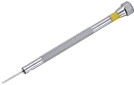 uxcell Micro Precision Screwdriver, 0.8mm Slotted Head for Watch Eyeglasses Electronics Repair