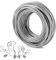 QWORK® 20m/66ft Silver Aluminum Craft Wire Bonsai Wire Ø5mm for DIY Jewelry Making Art Craft Projects Bonsai Trees