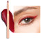 OULAC Crayon Yeux Waterproof, Eye Liner Rouge Mat avec Couleur Intense, Eyeliner Anti-salissures Texture Lisse et Crémeuse, Tenue 12h+, Vegan (07) Cherry
