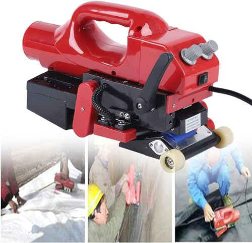 Hot Wedge Welder, Geomembrane Welding Machine, Automatic Plastic Welder, 800W, 10cm Overlap Width, Professional Welding Tool for Geomembrane Applications