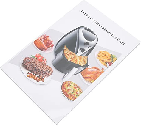 BRRNOO Libro di Ricette per Friggitrice Ad Aria, Libri di per Friggitrice Ad Aria Ricette per Libro di per di 32 Immagini di per Principianti e Utenti Avanzati