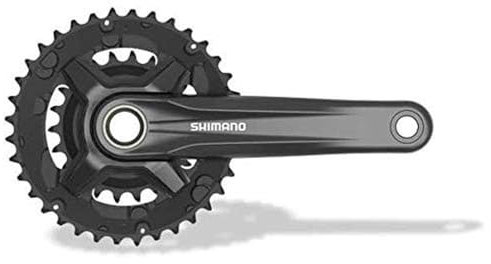 Shimano Unisex – Erwachsene Altus Kettenradgarnitur, Schwarz, Einheitsgröße