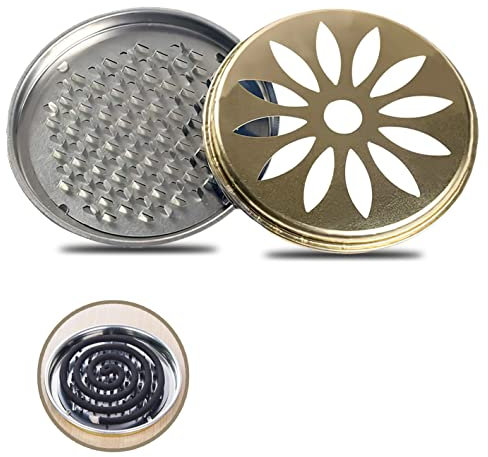 Bobina di Zanzara Materiali Ecologica Riciclati Porta Bobina Repellente per Zanzare Portatile Porta Zampirone con Copertura Porta Incenso Anti Zanzara per Casa Campeggio Viaggi (Colore Casuale)