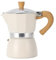 Viitech Moka Pot, 150ml 3 Cups Italian Coffee Pot Stovetop Espresso Maker Stovetop, Manual with Resistant Handle Italian Espresso Greca Coffee Maker for Cappuccino Latte Mocha