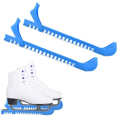 FVFVAHO Ice Skate Guards, Ice Skate Blade Covers Ice Hockey Skates Blade Protector 1 Pair of Adjustable Skate Guards for Hockey or Figure Skating