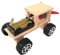 Hölzerne DIY Elektrische Windkraftauto Modell Einfacher Windwagen Technologie Handgefertigtes Experiment -Material -Paket DIY -Puzzle, Keine Batterien Enthalten
