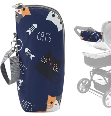 Genérico Aislante Térmico para Botellas de Agua,Funda Aislante para Vaso Termico | Funda Portátil Para Botella De Agua Para Trabajo, Gimnasio, Transporte, Viajes, Deporte, Camping, Senderismo