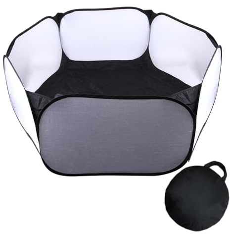 Recinto per criceti, con inserto, impermeabile, pieghevole, per l'allevamento di pulcini, per pulcini, gattini, cuccioli, interni, esterni, giardino, cortile, casa, soggiorno, camera da