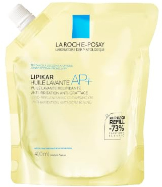 La Roche-Posay Lipikar Huile Lavante AP+ Olio Detergente Refill Pack Ricarica,400ml