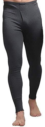 HEAT HOLDERS Mens 1 Pair SockShop Thermal Long Johns - Charcoal L