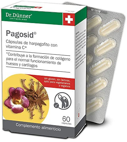Salus - Pagosid Complemento Alimenticio - 80 Comprimidos - Ayuda al Funcionamiento de las Articulaciones - Elaborado con Extracto Seco de Harpagofito - Contiene Vitamina C