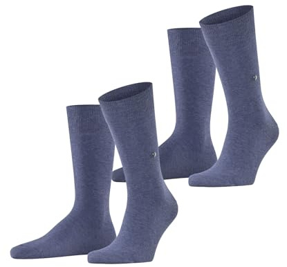 Burlington herr Everyday 2-Pack Strumpor bomull andningsaktiv