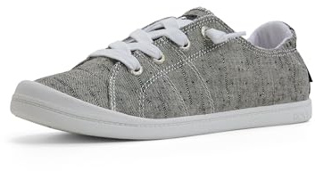 Roxy Women's Rory Sneaker, Linen Black, 8
