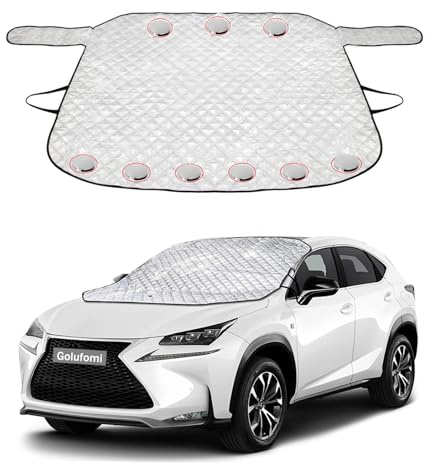 Car Windshield Cover Sun Shade,All Weather Windshield Sunshade Cover Fits Most Cars SUV