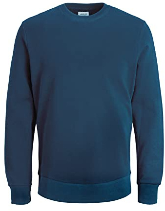 JACK & JONES Stickad tröja för herr klassisk, Blå (Insignia blå/Reg Fit), L