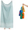 Luum® XXL Strandtuch Damen Herren Hamamtuch Saunahandtuch Handtuch Yogatuch Duschtuch Strandhandtuch Saunatuch Badetuch Pareo XXL Reisehandtuch Pestemal Turkish Towels