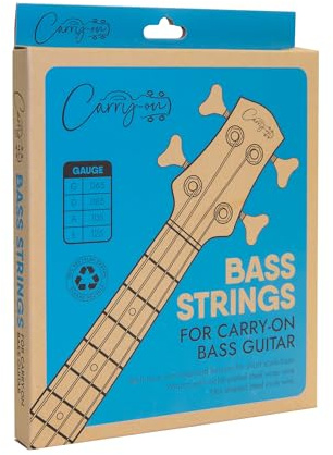 Carry-on Bass strings for the Carry-on Travel Electric Bass Guitars