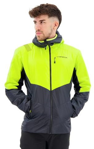 LA SPORTIVA MYTHIC PRIMALOFT JKT VARM MÄNJACKA MED PRIMALOFT PACKNING FÖR SKIALPINISM OCH TREKKING - FÄRG: LIME PUNCH/BLACK, LIME PUNCH/BLACK, L
