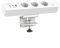 Tischsteckdose mit 65W USB, Haiaoyyds 3 Fach Aluminiumlegierung Steckdosenleiste Schreibtisch mit 3 USB, Überlastschalter, 1,8M Kabel, Mehrfachsteckdose für Zuhause Büro
