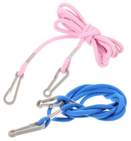 Happyyami 2stücke Elastische Junge Mädchen Handschuh Clips Winter Mitten Halter Mit Verstellbaren Clips Und Anti-Lost Schnur Für Jungen Mädchen Skihandschuhe in Blau