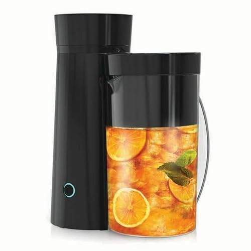 Dalllas Distributing 2-Quart Iced Tea and Coffee Brewer, 8-Cup Capacity, Cold Beverage Maker for Home Use