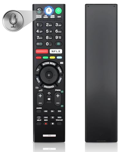 Repuesto para mando a distancia Sony, mando a distancia por voz con Bluetooth, compatible con todos los televisores inteligentes 4K UHD LED LCD HD, televisores Sony y Bravia