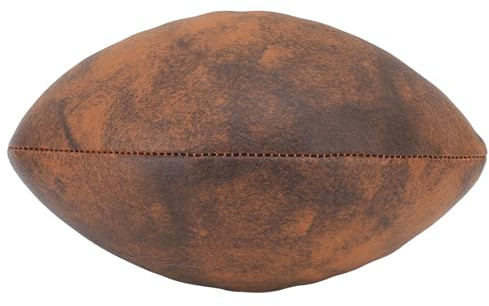 Generic Storlek 9 PU Rugbyboll Vintage Touch Träningsfotboll med Elastisk Motståndskraft för Matchmatch