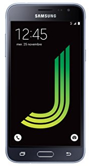 Samsung Galaxy J3 Smartphone débloqué 4G (Ecran: 5 Pouces - 8 Go - Micro-SIM - Android Lollipop 5.1) Noir