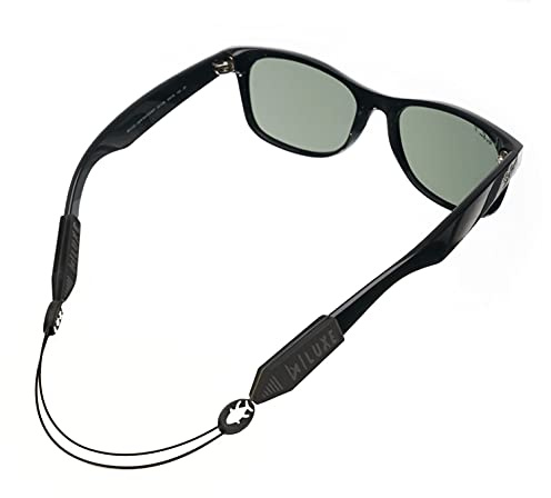 Luxe Performance Glasses Strap - Durable Eyewear Retainer, Sunglasses Holder, Eyeglasses Strap - Adjustable Cable for Active Lifestyle, High Tension, No Tail, Temple Grip