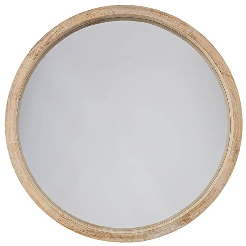 Atmosphera - Miroir en Bois D50 cm