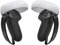 KIWI design Controller Grips Cover mit Verstellbarem Handschlaufe, Griffabdeckung Kompatibel mit Quest 2 Zubehör(Schwarz, 1 Paar)