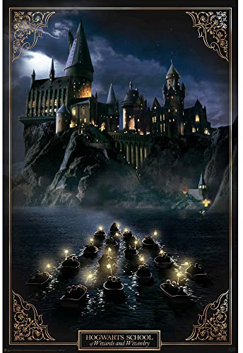 ABYSTYLE- HARRY POTTER Castello di Hogwarts Poster (91,5 x 61 cm)