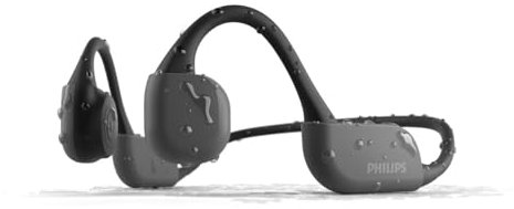 PHILIPS Headphones/Headset Wireless Neck-Band Sports Bluetooth, W128299419 (Neck-Band Sports Bluetooth Black)