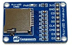 MicroSD Card Breakout Board SD Card Reader Module TF Card Expansion Board with 32GB SD Card